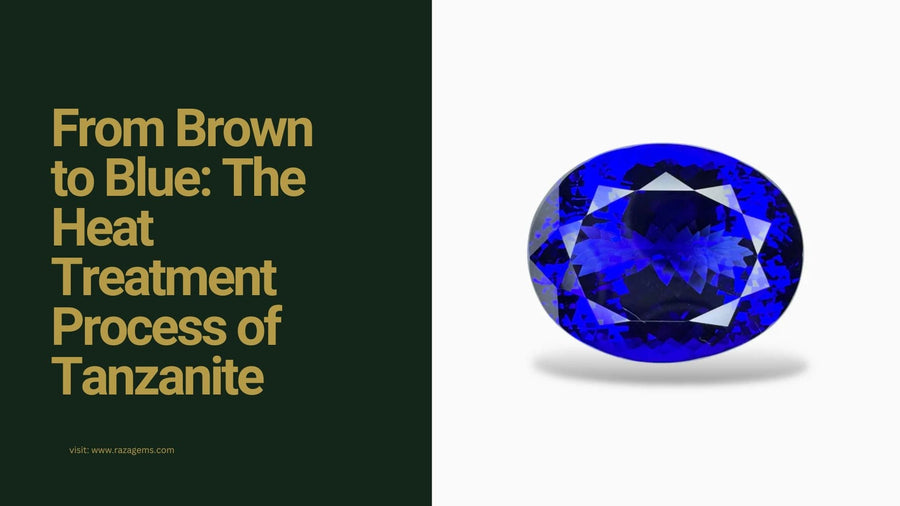 From Brown to Blue: The Heat Treatment Process of Tanzanite