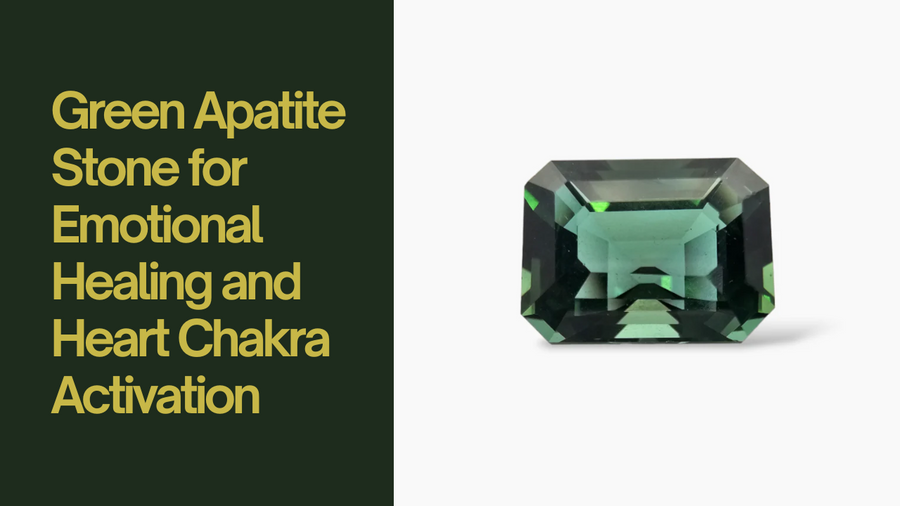 Green Apatite Stone for Emotional Healing and Heart Chakra Activation
