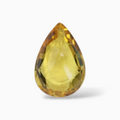 0.58 Carats in Pear Shape Yellow Sapphire Gemstone & 6x4mm Size