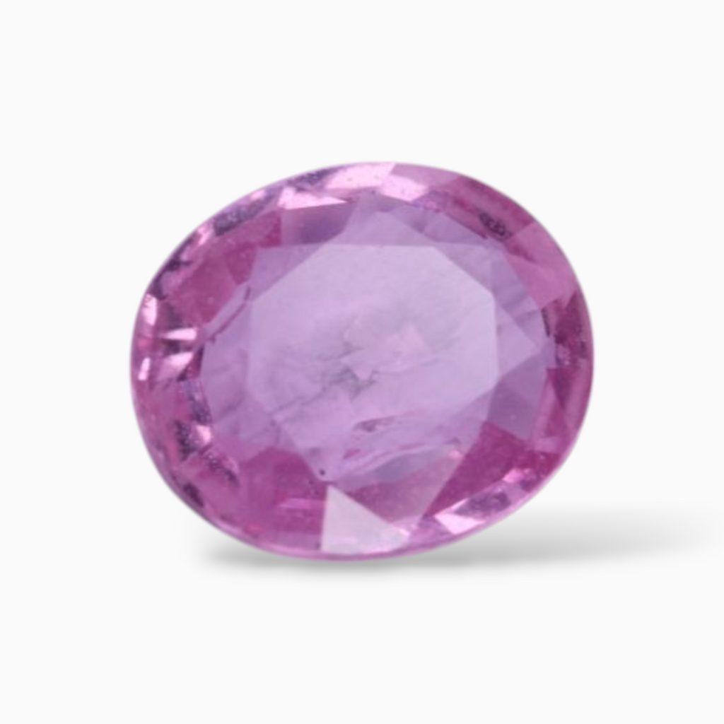 Oval Shape in Natural Pink Sapphire Stone 0.76 Carats &  6.1x5.1mm Size