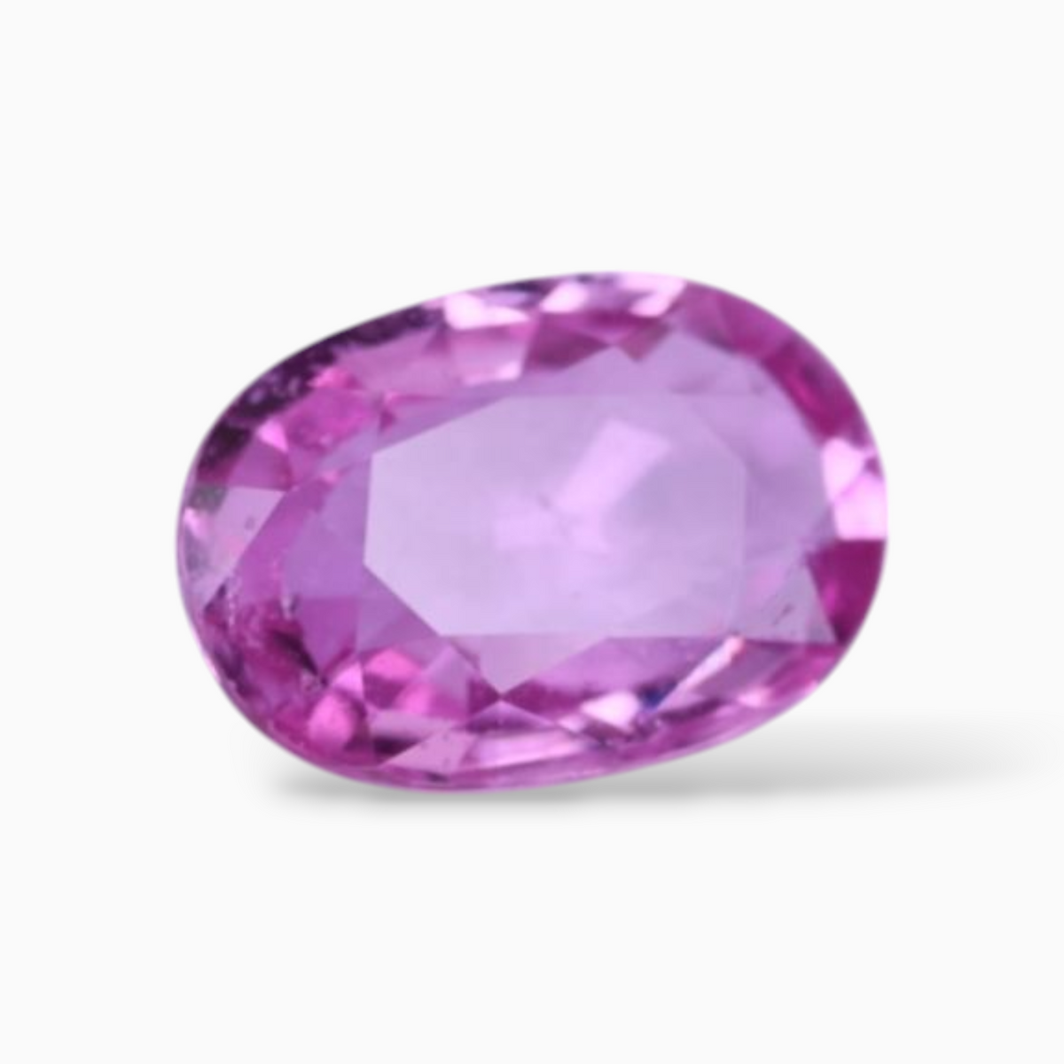 0.94 Carats Natural Pink Sapphire Stone In Oval Shape 7.2x5mm Size