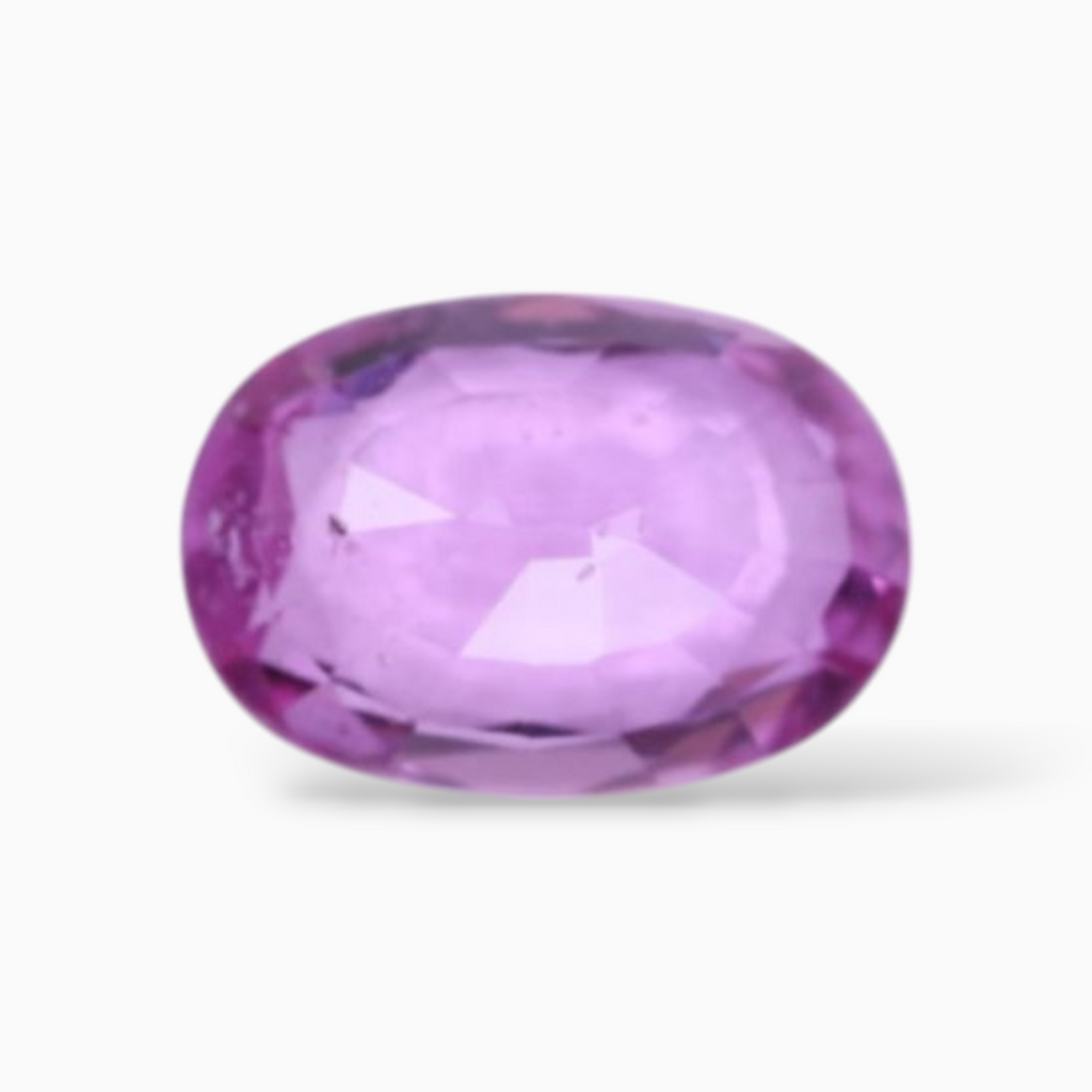 0.94 Carats Natural Pink Sapphire Stone In Oval Shape 7.2x5mm Size