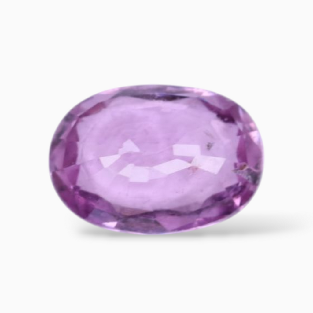 0.90 Carats Natural Pink Sapphire Stone In Oval Shape 7x5mm Size