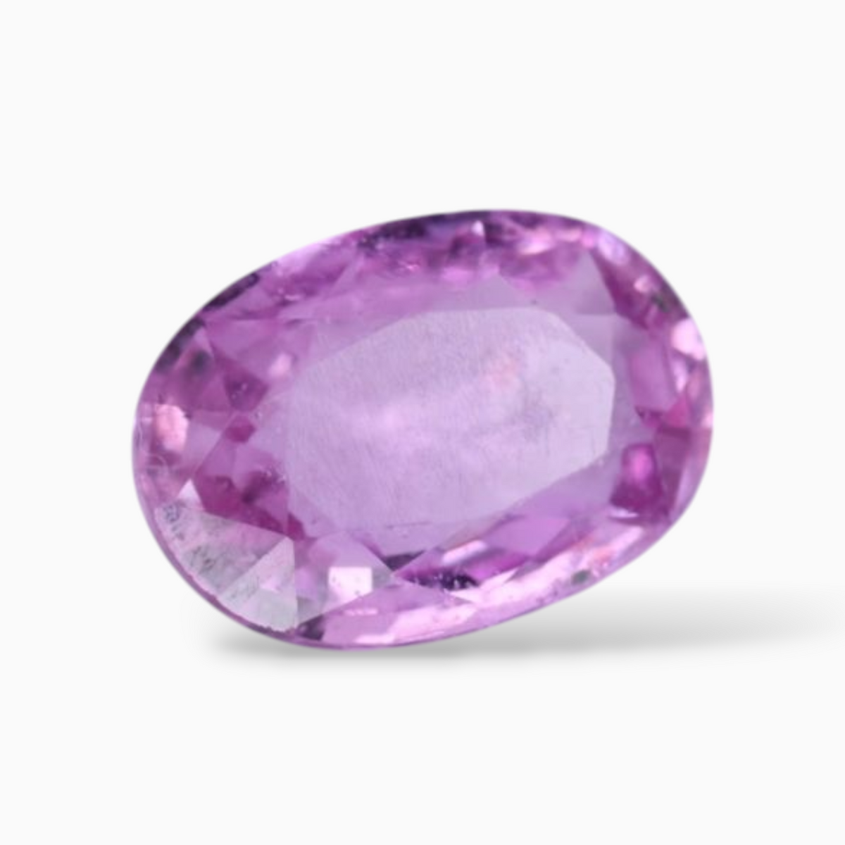 0.90 Carats Natural Pink Sapphire Stone In Oval Shape 7x5mm Size