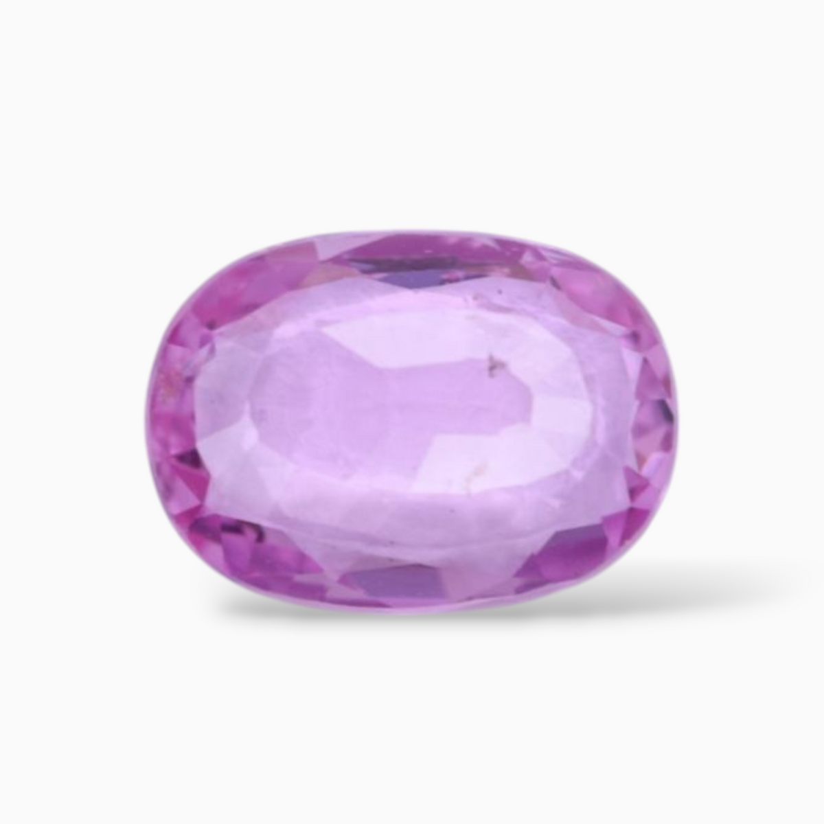 0.94 Carats Natural Pink Sapphire Stone In Oval Shape 7.2x5.2mm Size