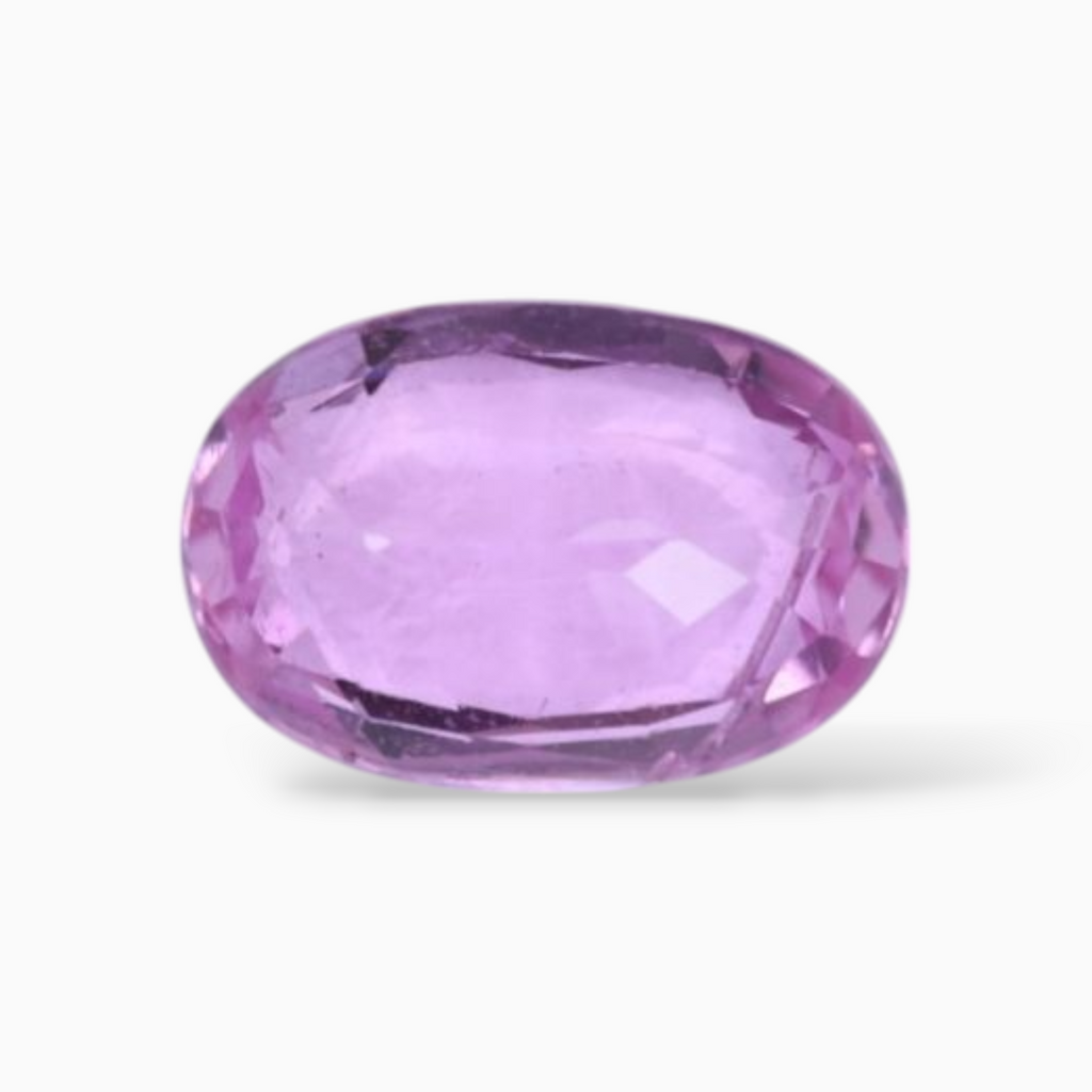 0.94 Carats Natural Pink Sapphire Stone In Oval Shape 7x4.7mm Size