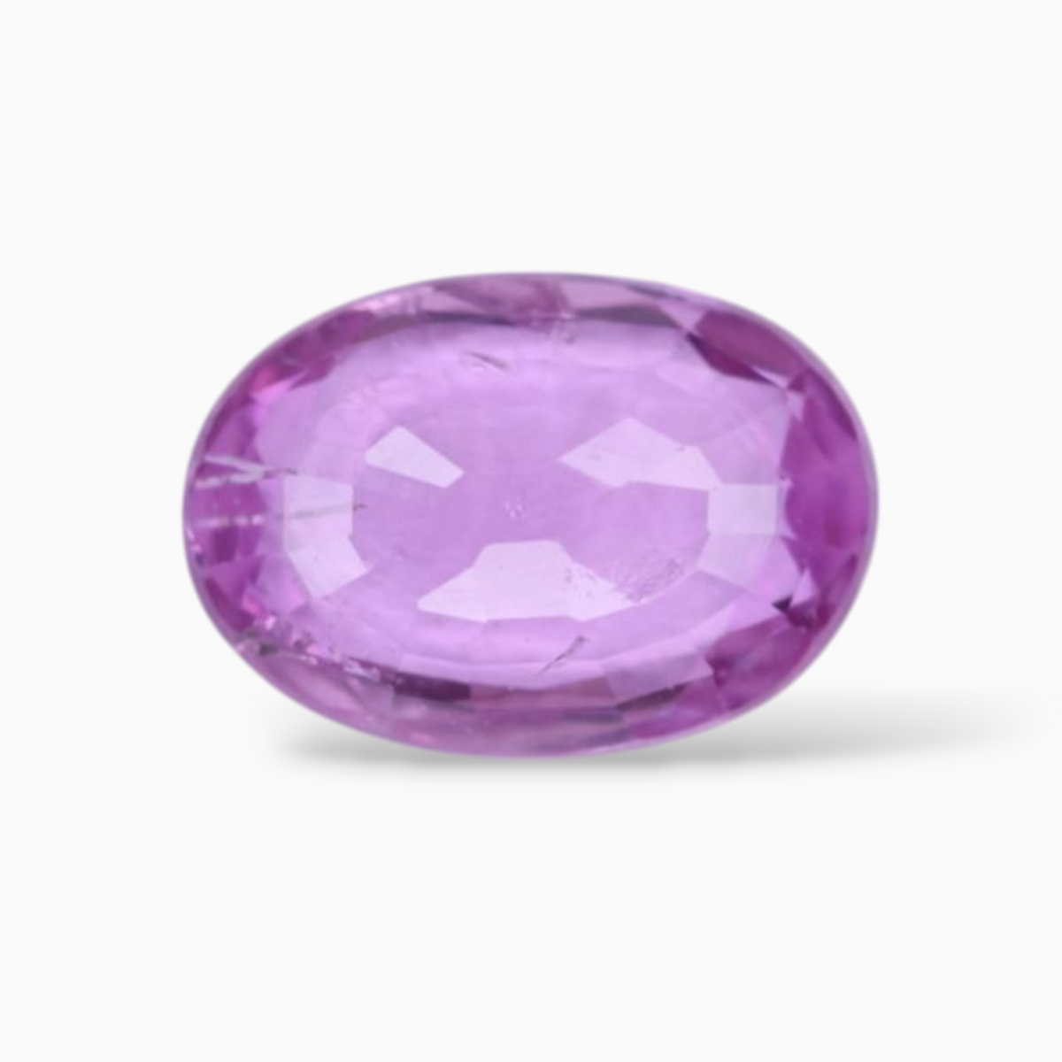 0.95 Carats Natural Pink Sapphire Stone In Oval Shape 7.2x5.1mm Size