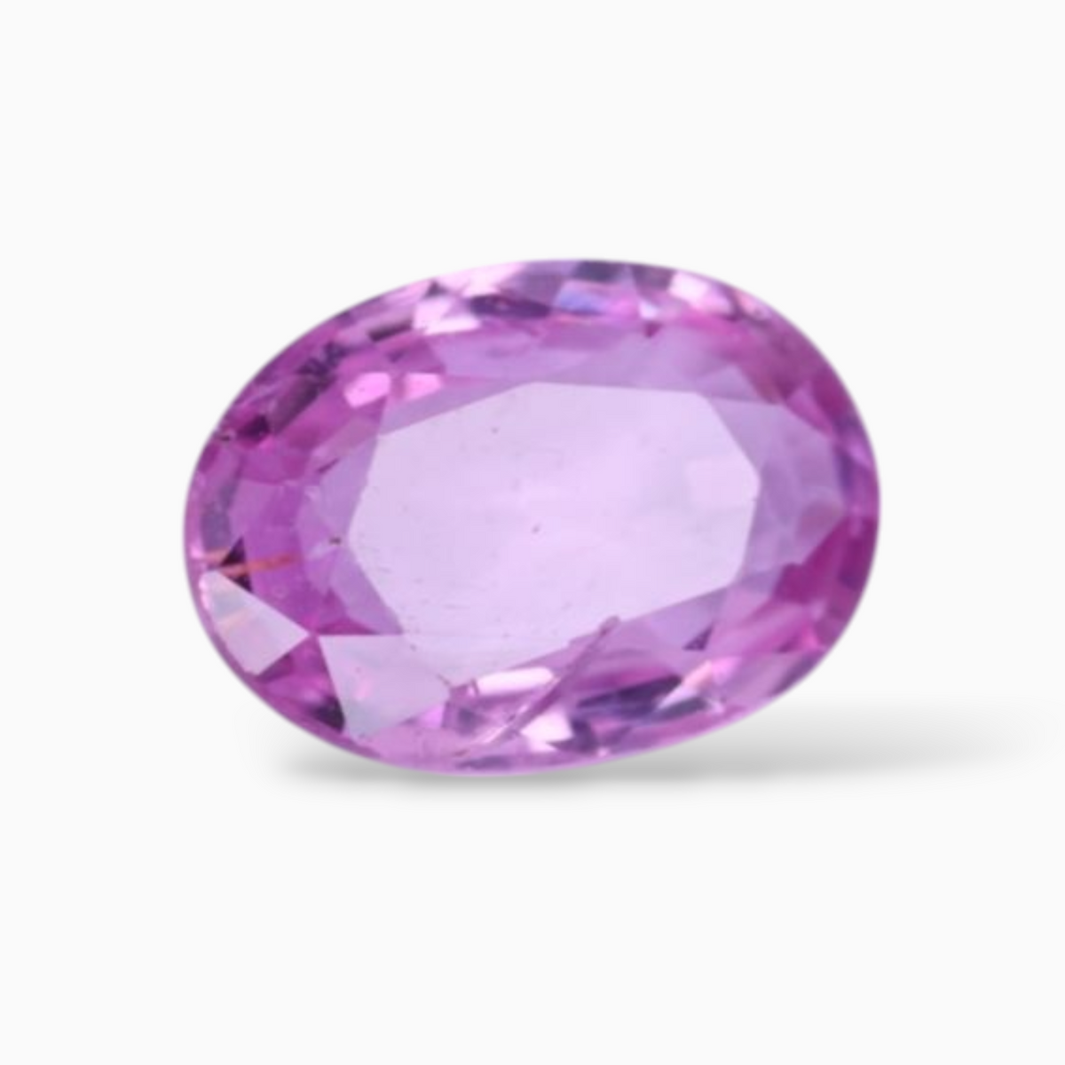 0.95 Carats Natural Pink Sapphire Stone In Oval Shape 7.2x5.1mm Size