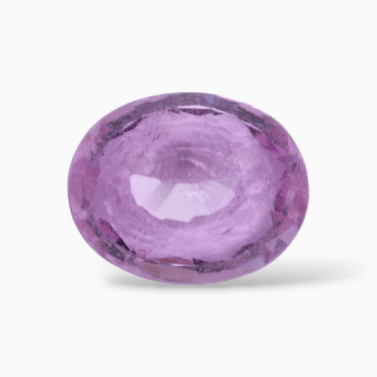 0.96 Carats Natural Pink Sapphire Stone In Oval Shape 6.6x5.2mm Size