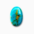 Natural Iran Turquoise 24.51 Carats Heart Cabochon Shape (26.5X16mm )