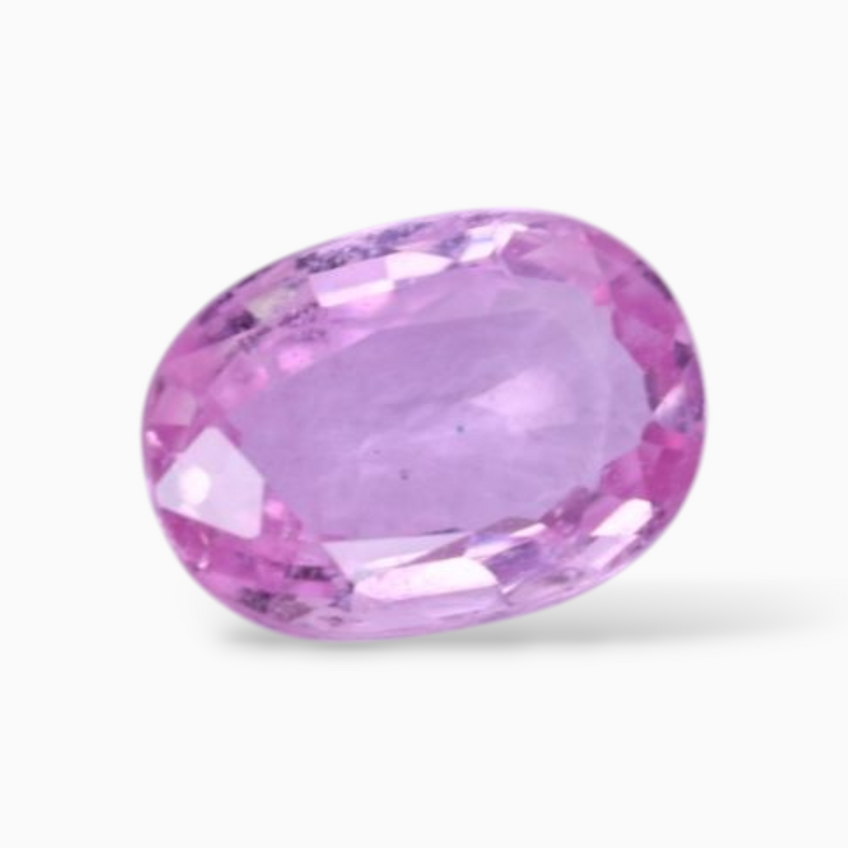 1.00 Carats Natural Pink Sapphire Stone In Oval Shape 7.1x5.1mm Size