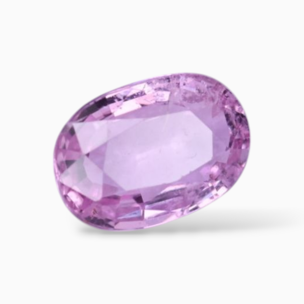 1.06 Carats Natural Pink Sapphire Stone In Oval Shape 7.1x5mm Size