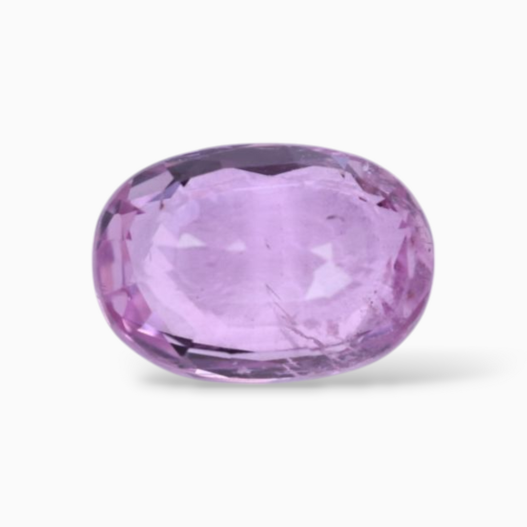 1.06 Carats Natural Pink Sapphire Stone In Oval Shape 7.1x5mm Size