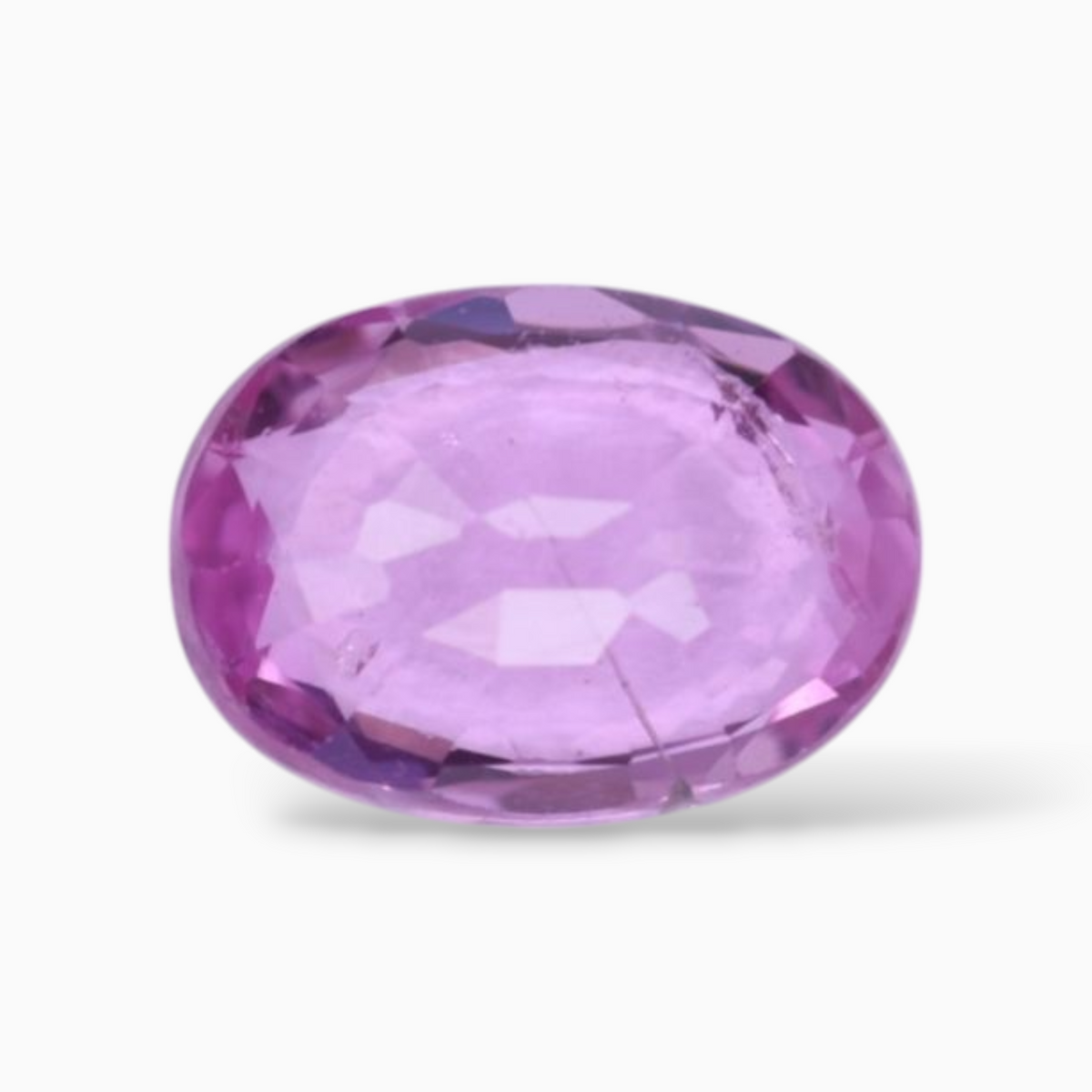 1.06 Carats Natural Pink Sapphire Stone In Oval Shape 7.2x5.2mm Size