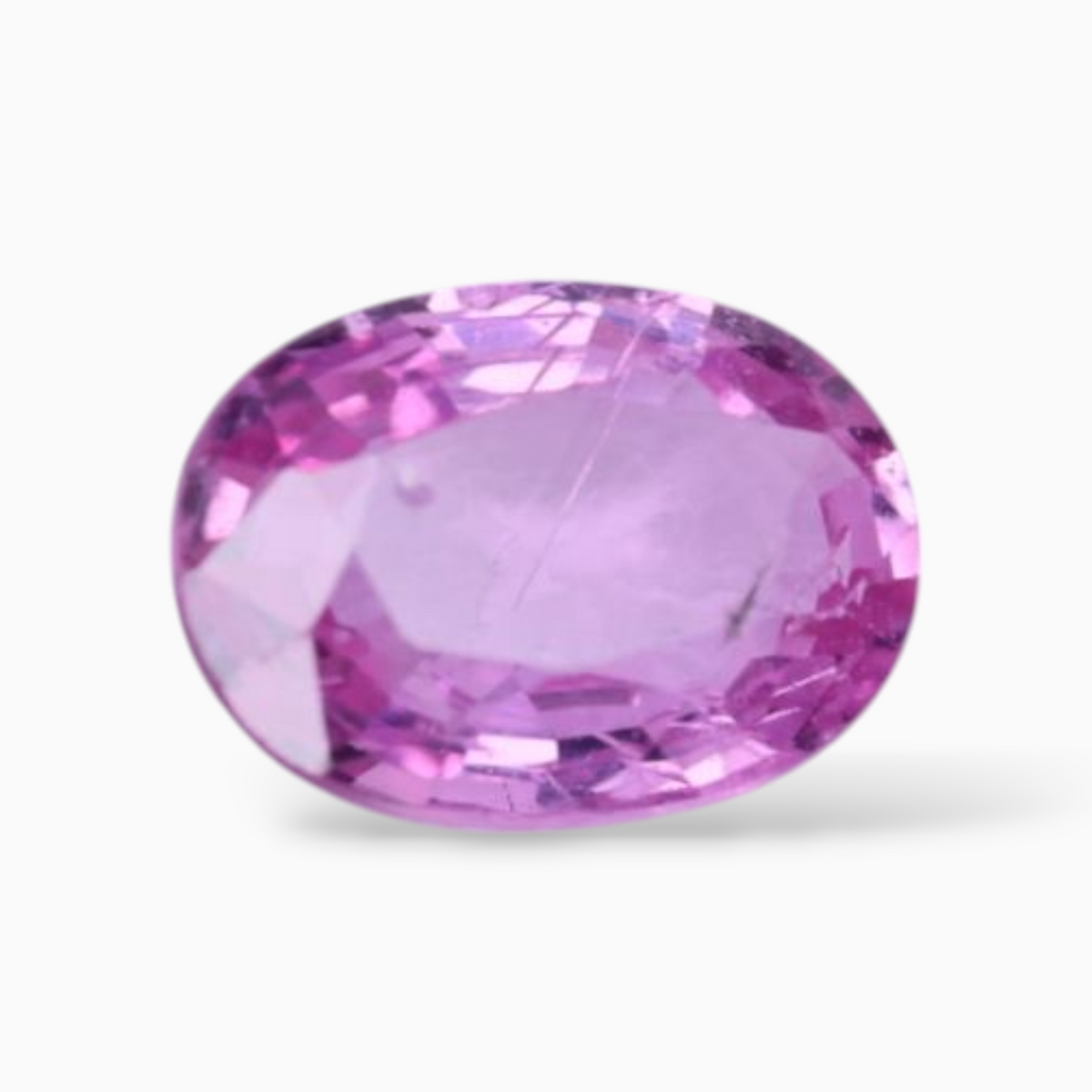 1.06 Carats Natural Pink Sapphire Stone In Oval Shape 7.2x5.2mm Size