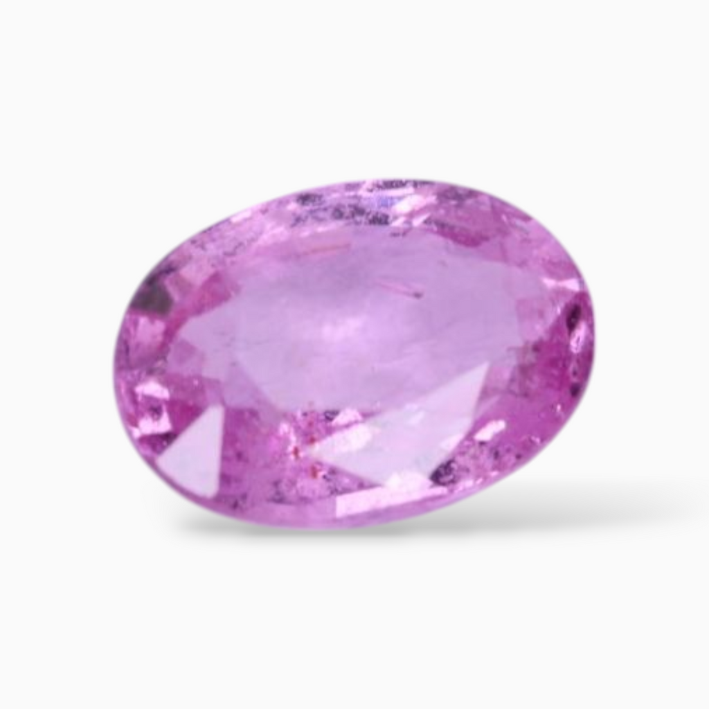 1.07 Carats Natural Pink Sapphire Stone In Oval Shape 7.2x5.1mm Size