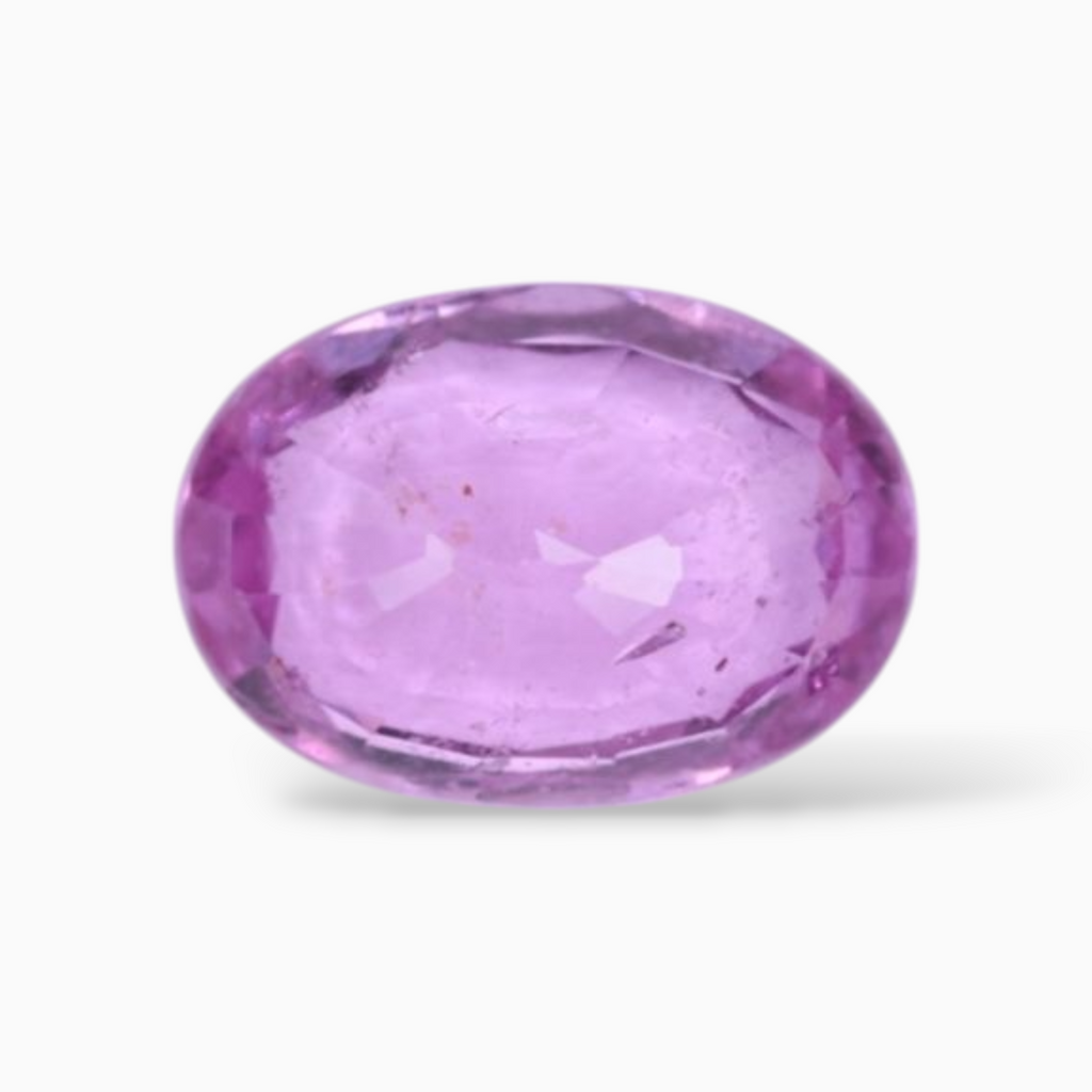 1.07 Carats Natural Pink Sapphire Stone In Oval Shape 7.2x5.1mm Size