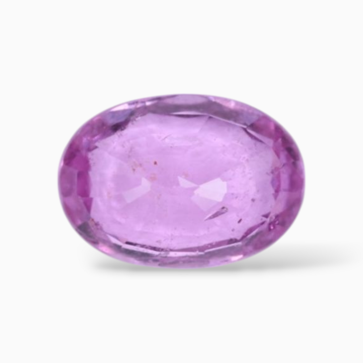 1.07 Carats Natural Pink Sapphire Stone In Oval Shape 7.2x5.1mm Size