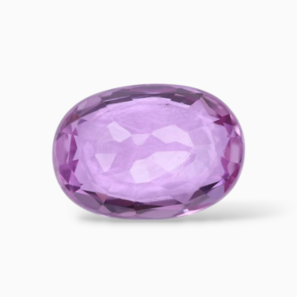 1.11 Carats Natural Pink Sapphire Stone In Oval Shape 7.2x5.1mm Size