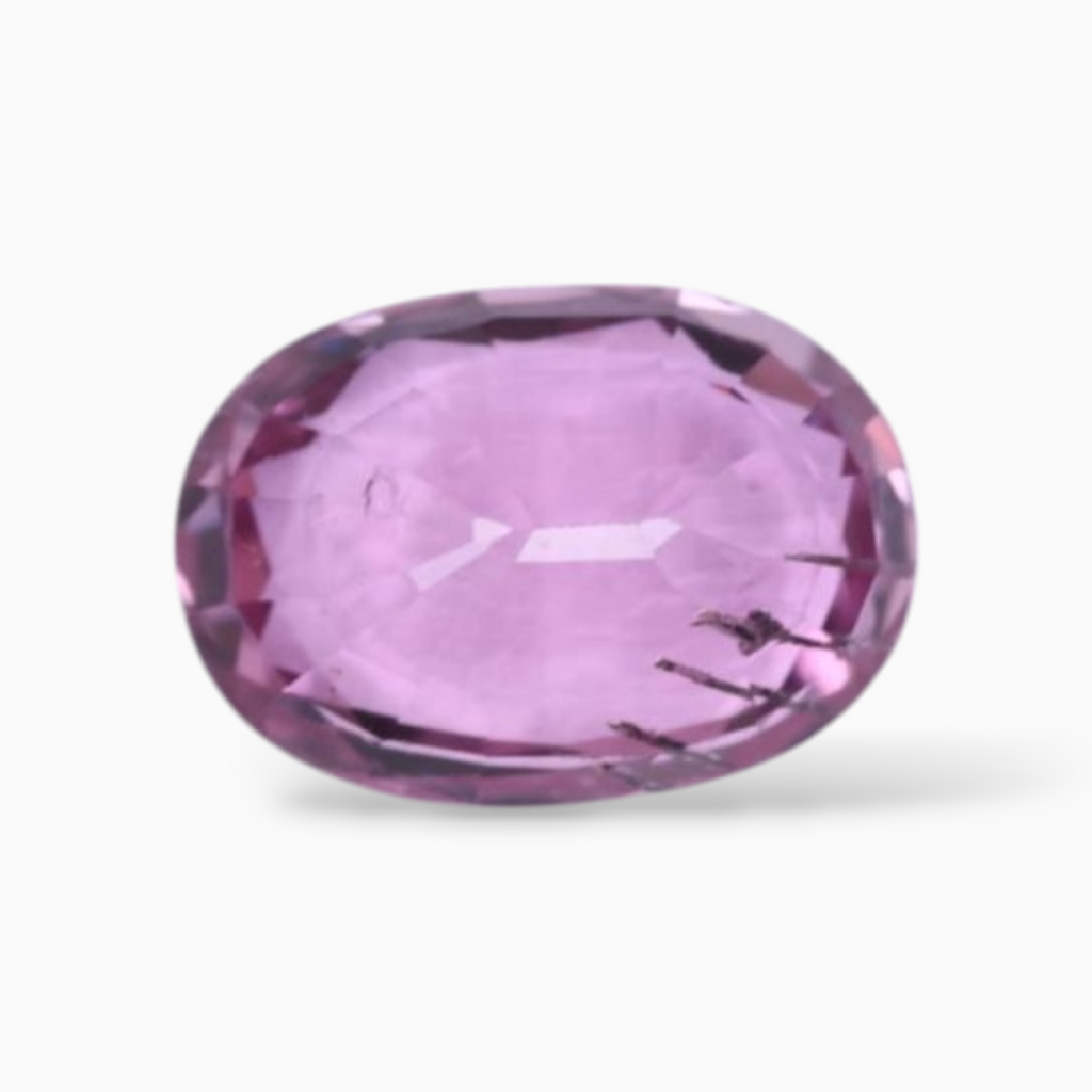 1.15 Carats Natural Pink Sapphire Stone In Oval Shape 7.1x5mm Size