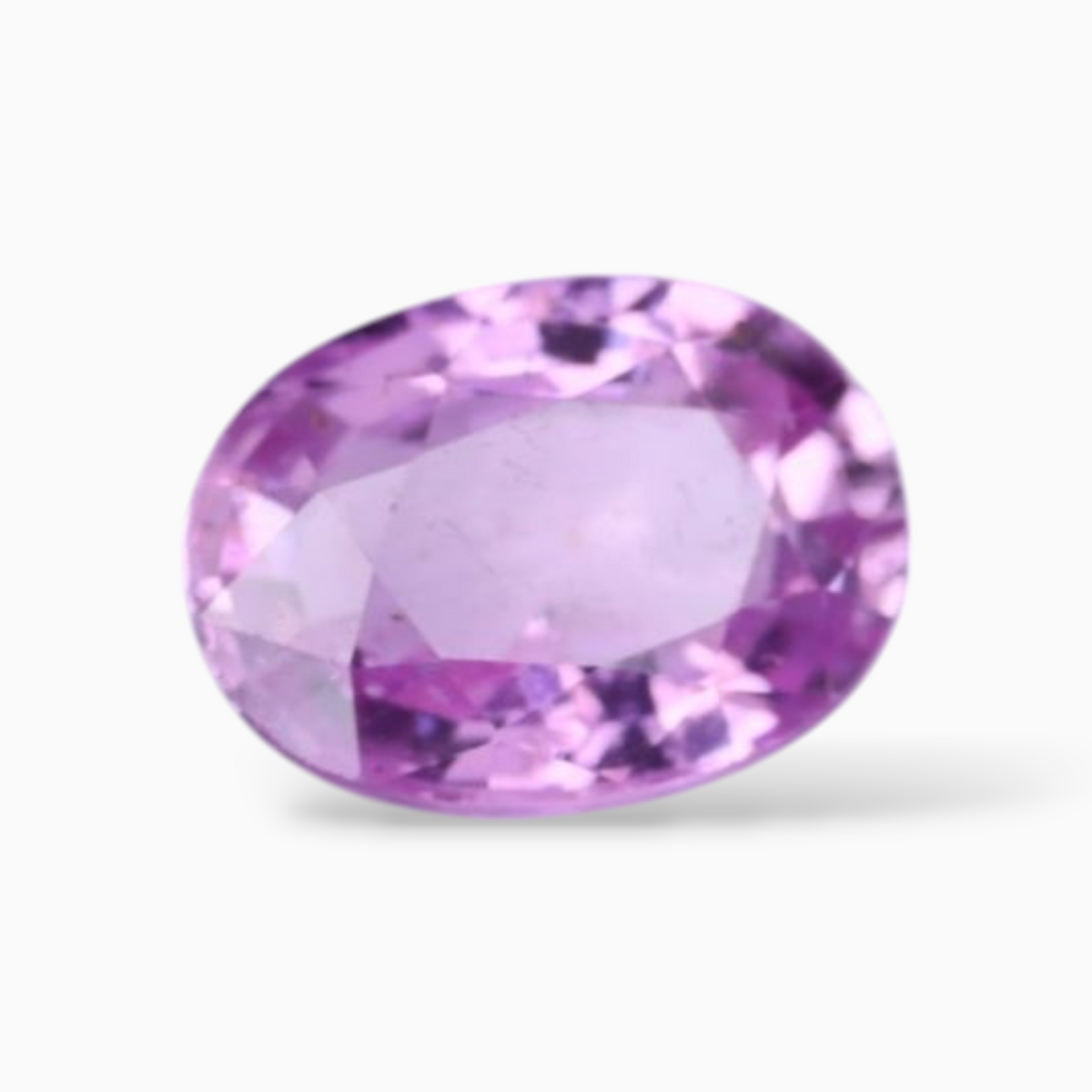 1.21 Carats Natural Pink Sapphire Stone In Oval Shape 7.3x5.3mm Size