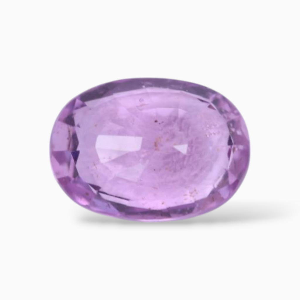 1.21 Carats Natural Pink Sapphire Stone In Oval Shape 7.3x5.3mm Size