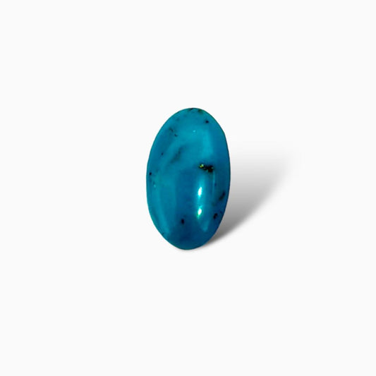 Natural Turquoise 1.21 Carats Oval Cabochon Shape (6.8 X 11.5 mm )