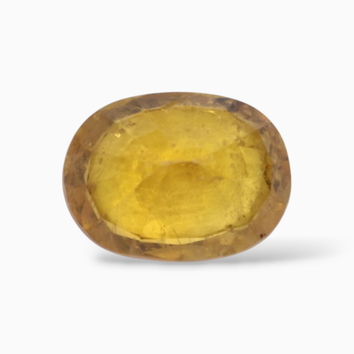 1.35 Carats Yellow Sapphire Stone Oval Shape & 8.1x6mm Size