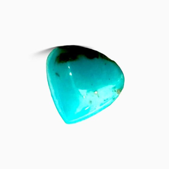 Natural Iran Turquoise 10.32 Carats Heart Cabochon Shape (16X16mm )
