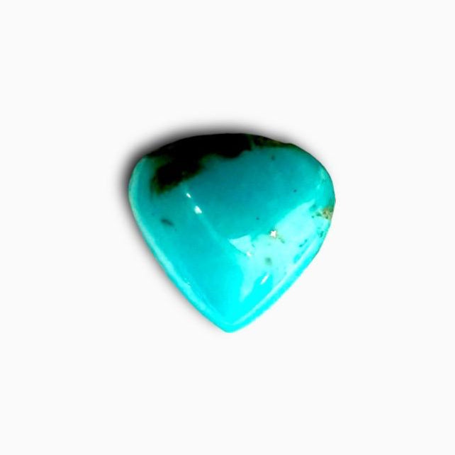 Natural Iran Turquoise 10.32 Carats Heart Cabochon Shape (16X16mm )