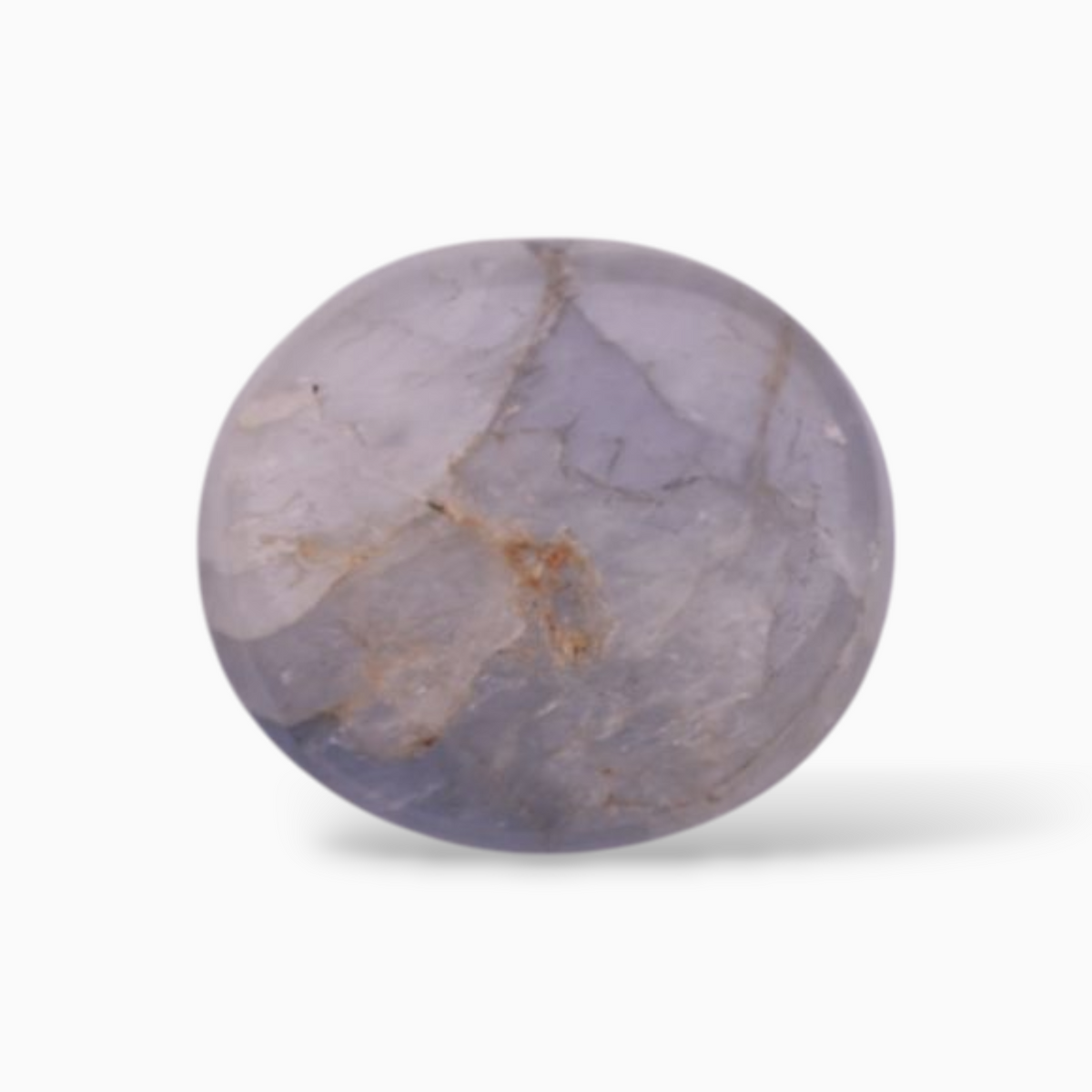 10.97 Carats Star Blue Sapphire in Oval Cabochon Shape & 13.2x11.9mm Size