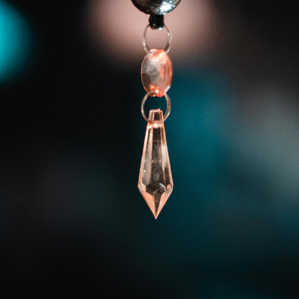 Beautiful Orange Stone Pure Silver 925 Stick Shape Pendant (PEN0167)
