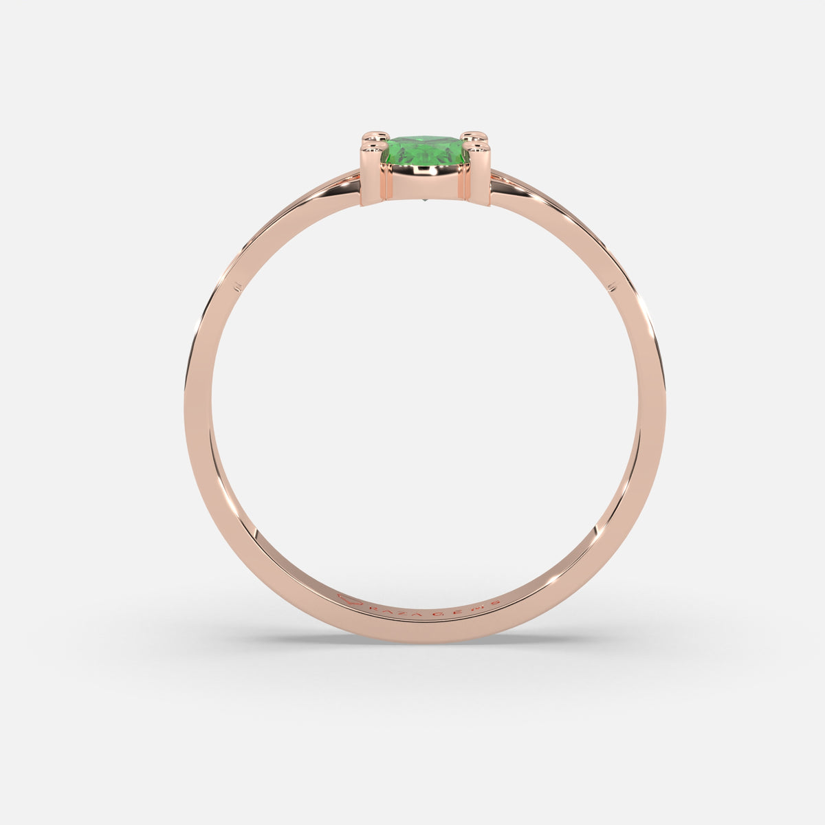 Shazi Emerald Ring 18K Rose Gold