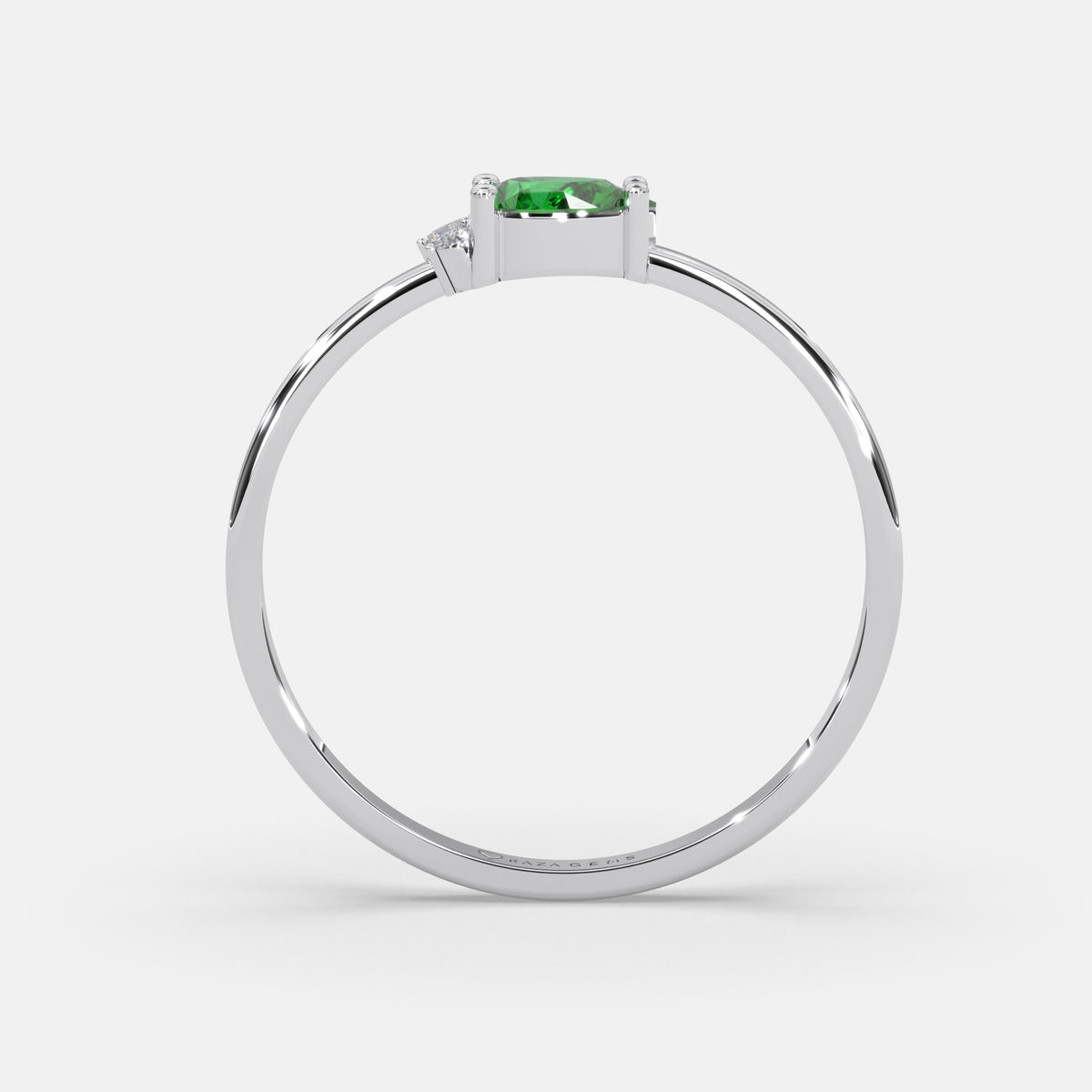 Emerald Ring Ibtihaj Silver 925