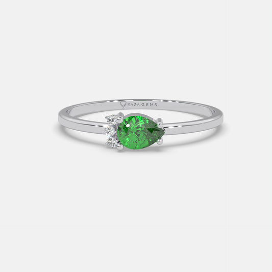 Emerald Ring Ibtihaj Silver 925