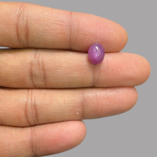 3.25 Carat Rare Pink Star Ruby - Unheated & Natural