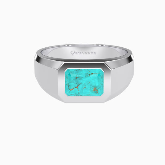 Turquoise (Feroza) Rings Atiya Silver 925