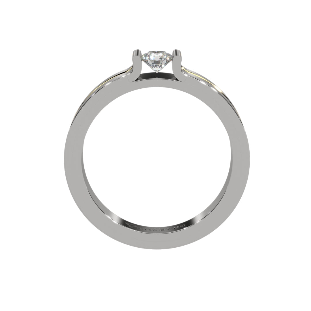 Moissanite Rings Dina Silver 925