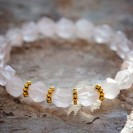 White Color Beads Bracelet for Women (BRA0182)
