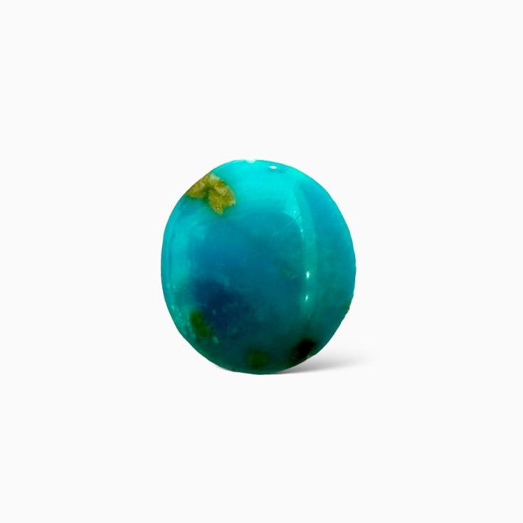 Natural Iran Turquoise 14.06 Carats Oval Cabochon Shape (18X16mm)