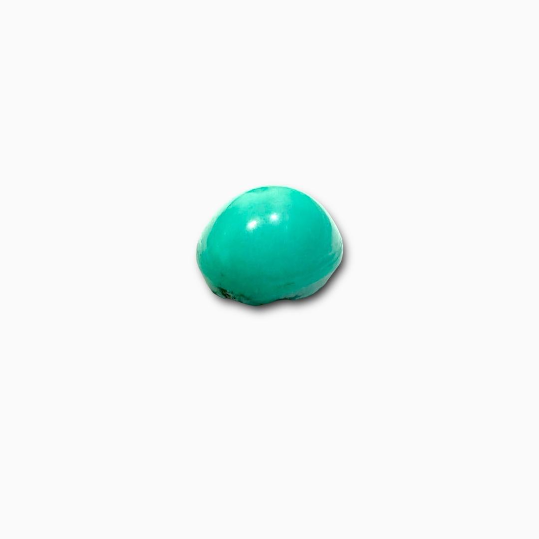Natural Hussaini Feroza 17.23 Carats Oval Cabochon Shape (16.5X14mm)