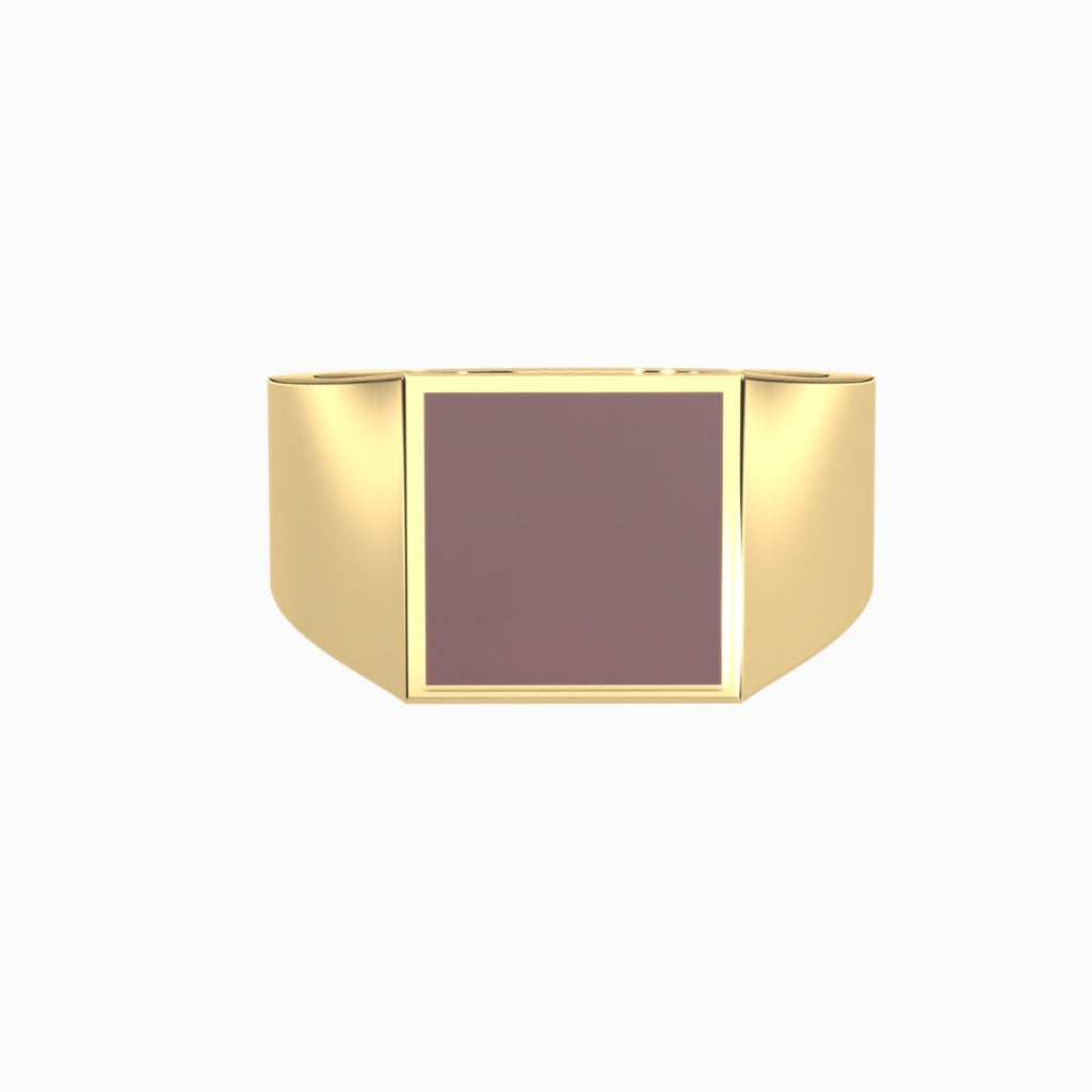 Garnet Rings Nafisa Yellow Gold