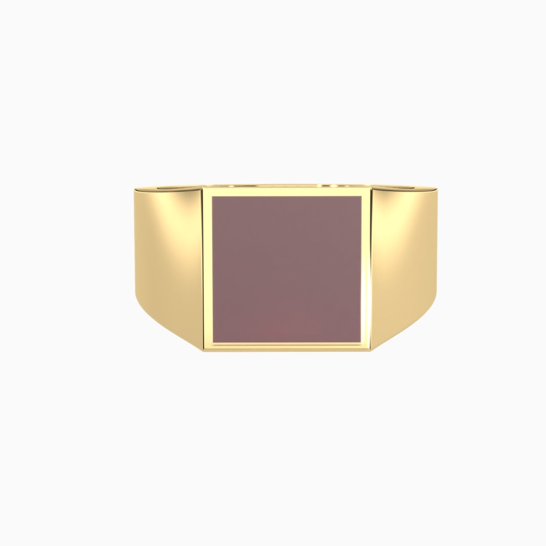 Garnet Rings Nafisa Yellow Gold