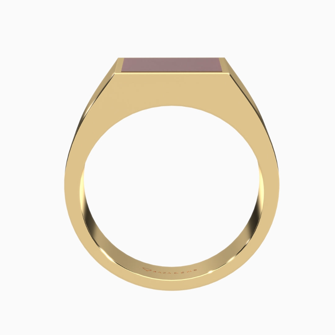 Garnet Rings Nafisa Yellow Gold
