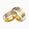 Moissanite  with Pure 18K Yellow Gold Ring for Women (RINg0960)