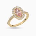 Morganite Rings Alya Yellow Gold