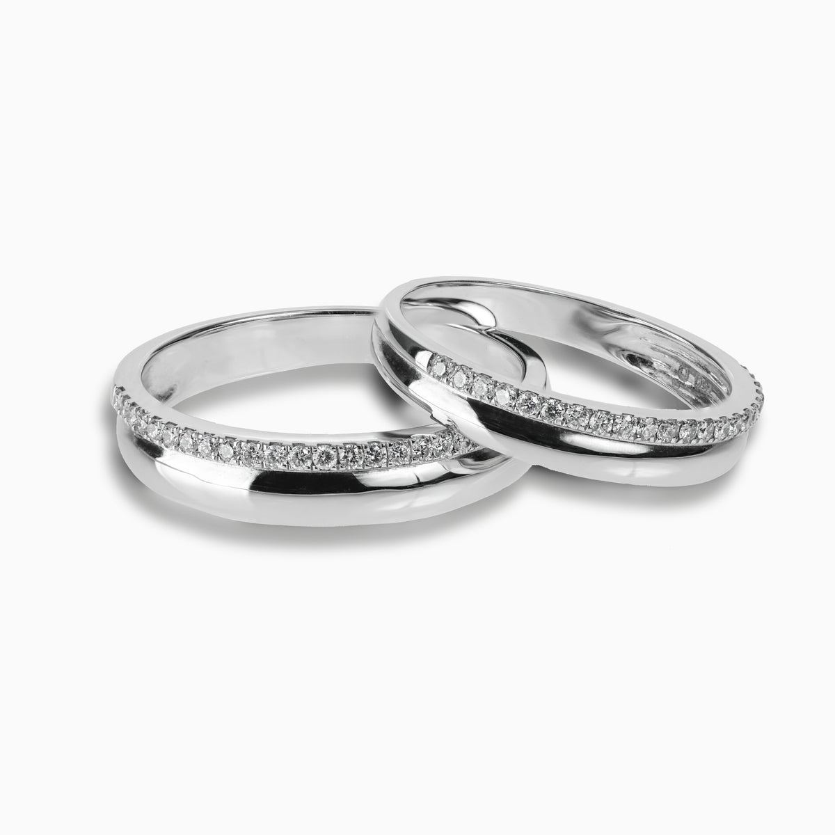 Moissanite Silver Rings 925 for Couples
