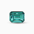 Natural Indicolite Tourmaline Emerald Cut in 3 Carats from Africa