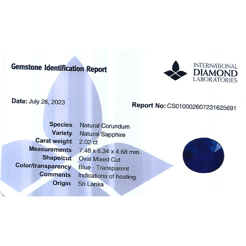 Natural Blue Sapphire Stone 4.15 Carats Oval Pair