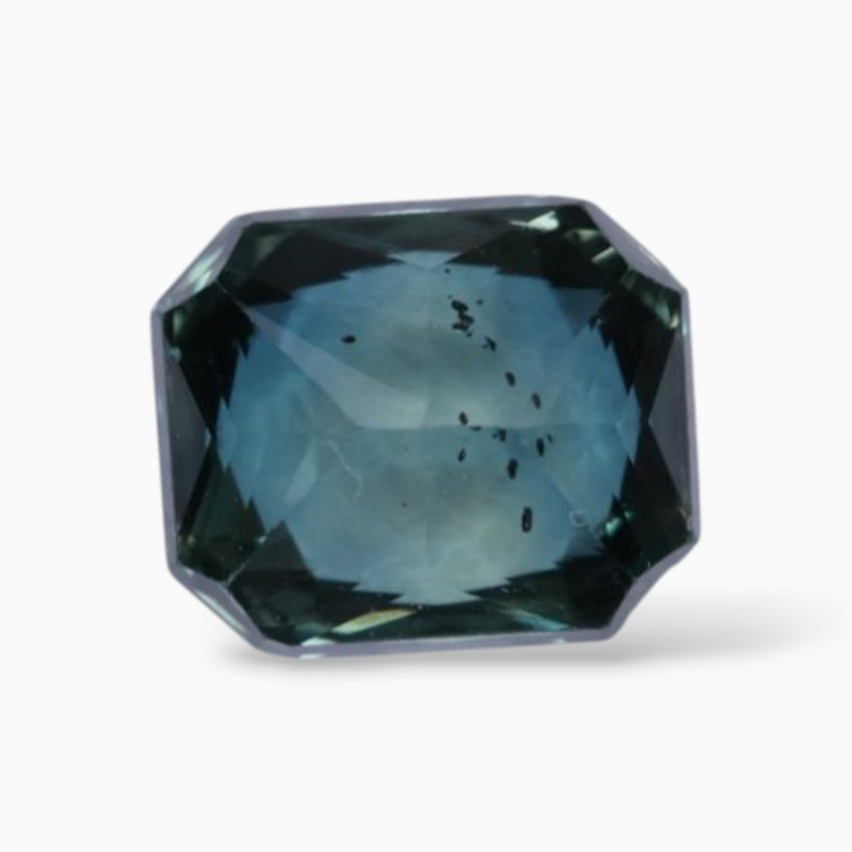 2.10 Carats Natural Green Sapphire in Octagon Shape & 7.56x6.21x4.42mm Size